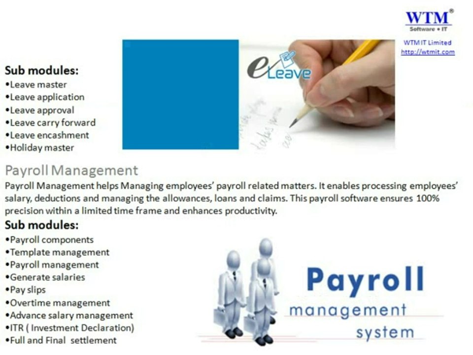 Introduction of WTM HRM (Human Resource management) Software and its feature