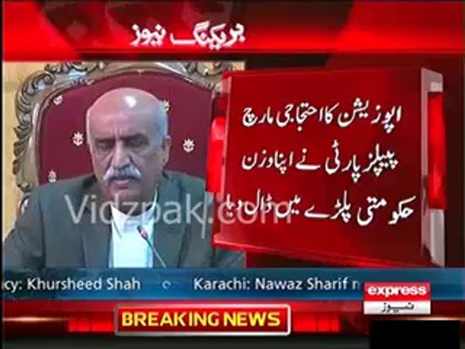 We will stand with government if any one tried to topple government - PPP  Khursheed Shah