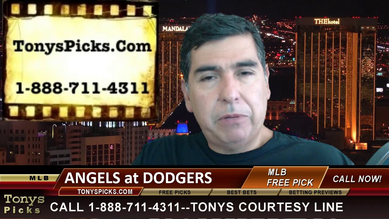 LA Dodgers vs. LA Angels Pick Prediction MLB Odds Preview 8-4-2014