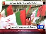 Dunya News - MQM protests in Karachi against workers' arrest