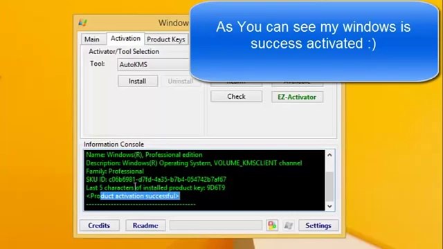 How to activate Windows 8 Pro And Enterprise 9600 Without Skype 2014