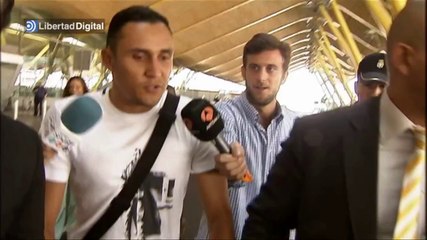 Download Video: Keylor Navas llega a Madrid para ser presentado como nuevo portero del Real Madrid