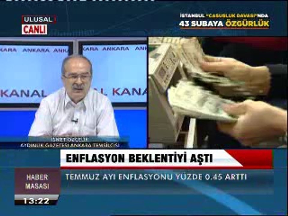 İsmet Özçelik gündemi değerlendiriyor. 4.8.2014. Pts.