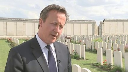 PM visits WW1 cemetery where great great uncle is remembered