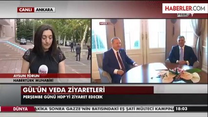 Cumhurbaşkanı Gül Veda Ziyareti İçin Başbakanlık'ta