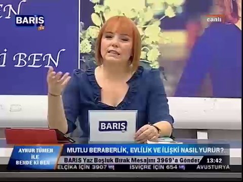 Aynur Tümen - Kişisel Gelişim ve Yaşam Koçu - Barış Tv - Bendeki Ben - 26-11-2012 - Kısım 1