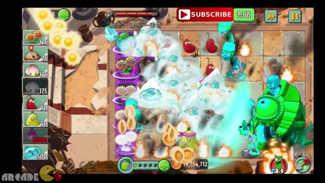 Plants Vs Zombies 2 Kung World Potato Mine Vs Legendary Zomboss (China IOS Version)