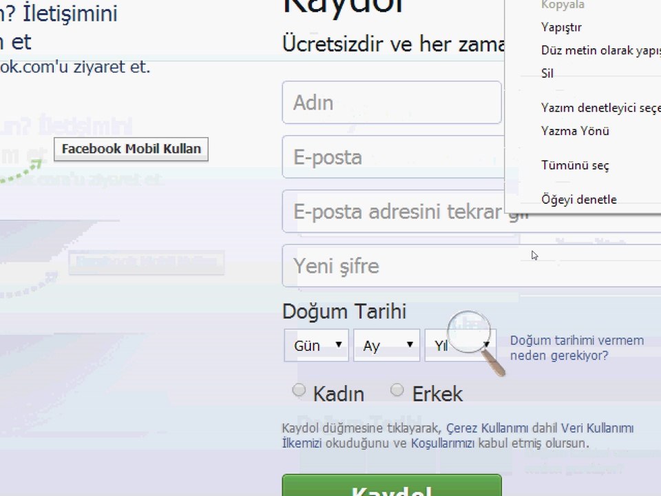 Facebook Şifre Kırma