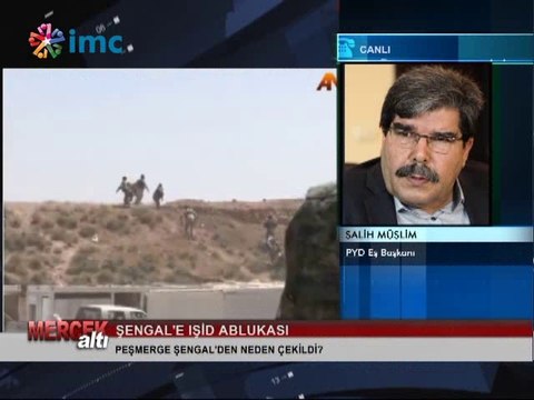 Salih Müslim, IŞİD'in Şengal saldırılarını İMC TV'ye değerlendirdi