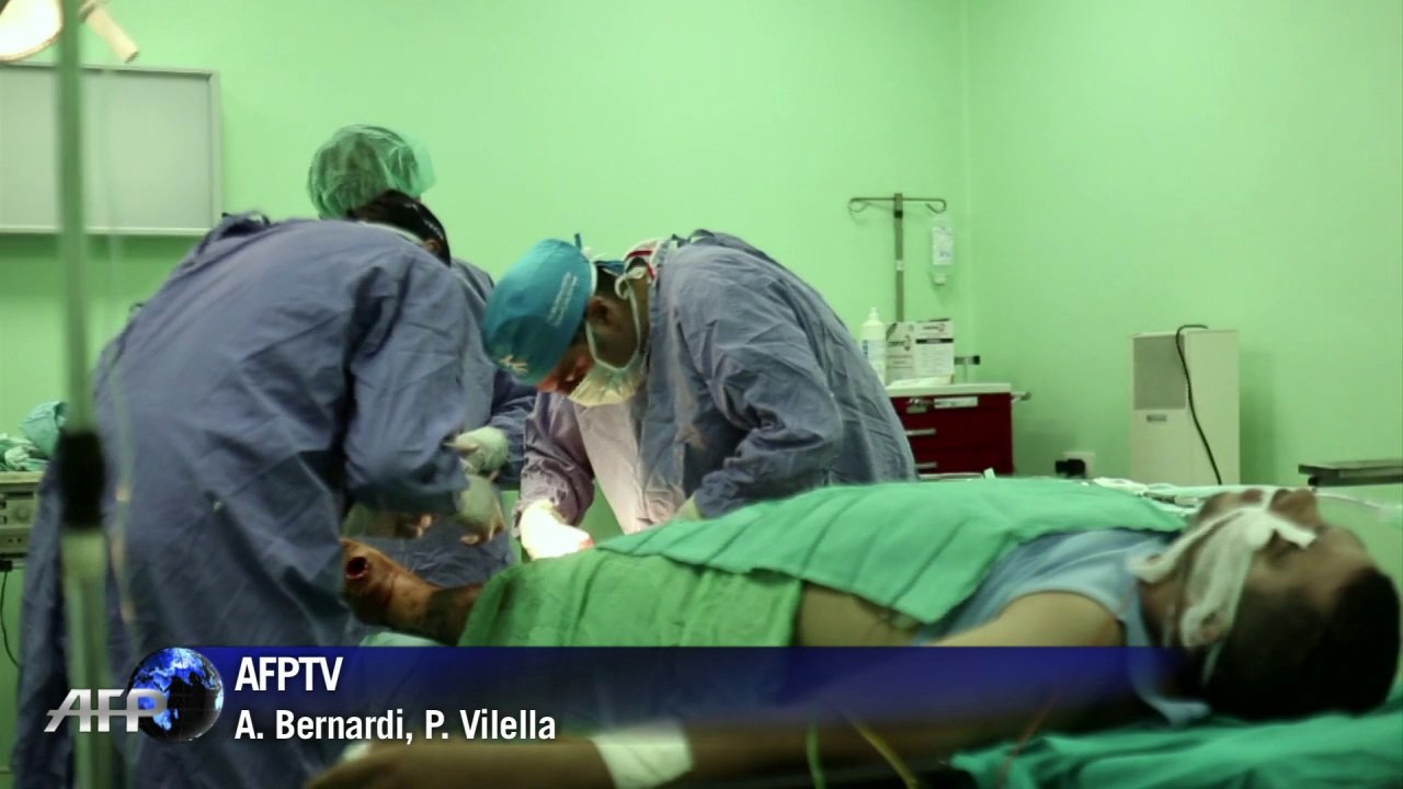 Cirujanos plásticos, desbordados en Gaza