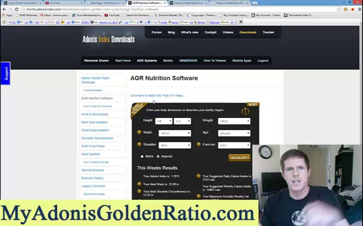 Adonis Golden Ratio- Week 2