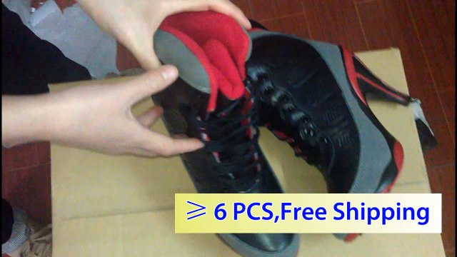 wholesale cheap Air Jordan 9 high heels shoes black and gray color