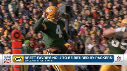 Favre excited to be inducted into Packers Hall of Fame