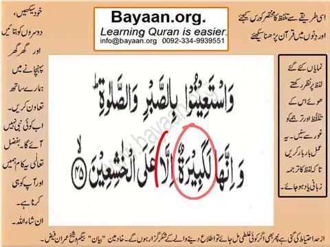 002v43-46 verses baqarah mp4 Very Simple. 3Ls. Listen, look & learn word by word urdu translation of Quran in the easiest possible method bayaan.Quran sheikh imran faiz eidt by anila imran faiz