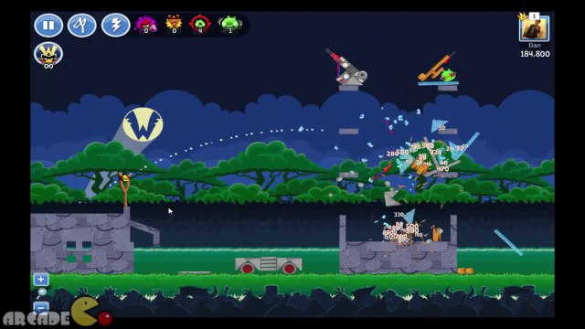 Angry Birds Friends - Facebook Friends Tournament Wing Man 2 Challenge Week 116 August 5th Level 1-2
