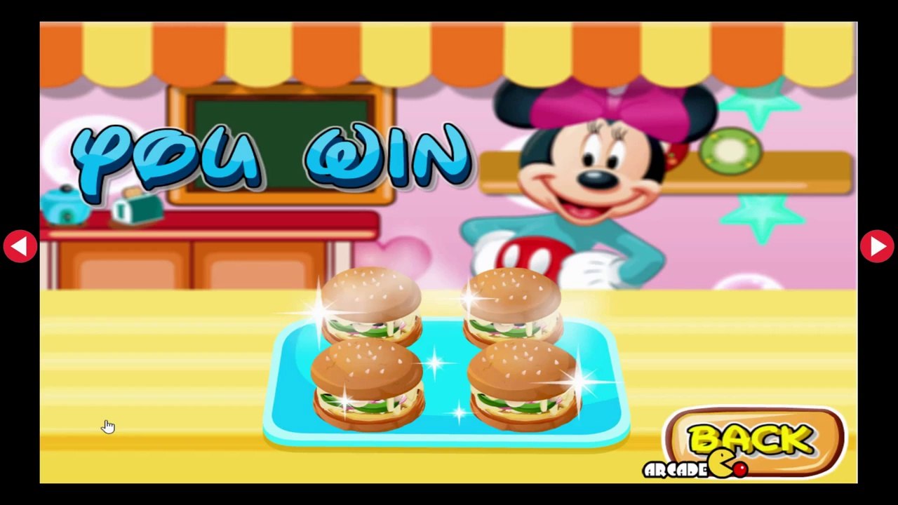 Minne Mouse Burger Shop - Baby Game for Girls