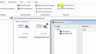 Scanning for Remote PCs and Hosts
