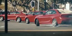 5 kırmızı BMW'den müthiş şov! - senpaylas.com