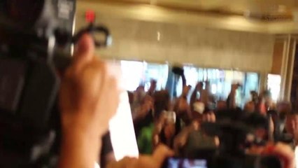 Raw video: Jones roars after media day brawl with Cormier