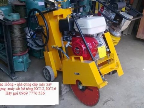 Giá ??? (0969 776 536) “máy cắt bê tông KC20”-honda GX390, KC12 chạy động cơ Honda gx160