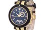 Versace Men's 29G7S9D009 S009 V-Race Gold Ion-Plated Black Dial Leather GMT-Watch