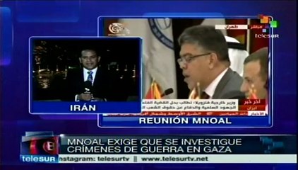 MNOAL condena arremetida militar israelí contra Gaza