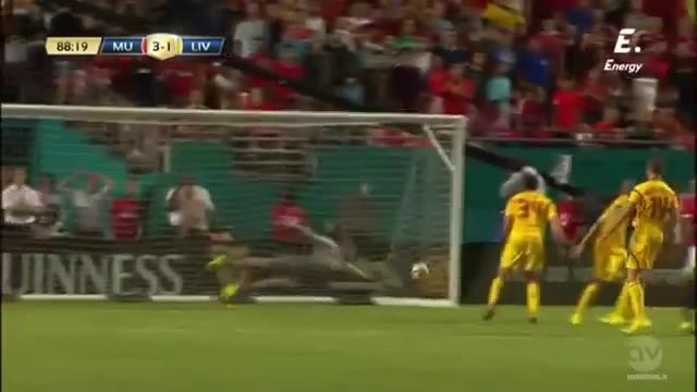 Lingard Great Goal (3-1) HD Manchester United vs Liverpool International Champions Cup 2014