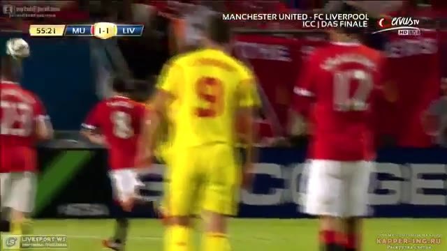 Wayne Rooney Great Goal (1-1) HD Manchester United vs Liverpool International Champions Cup 2014