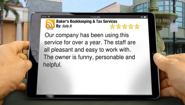 Baker's Bookkeeping & Tax Services Henderson Excellent Five Star Review by Sally B.