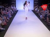 Model Strikes Poses on Ramp