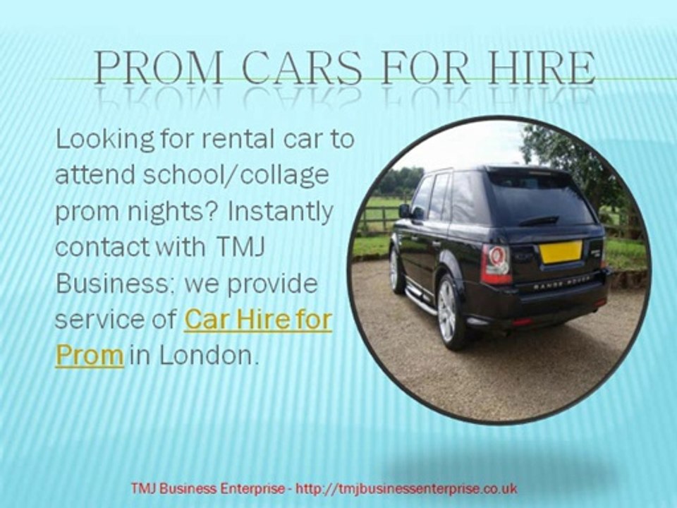 Hiring Luxury Prom Limousine London With Professional Chauffeur
