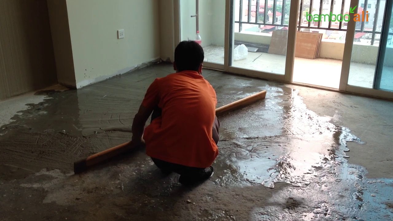 Hướng dẫn cán lại cốt nền đủ tiêu chuẩn lắp sàn gỗ