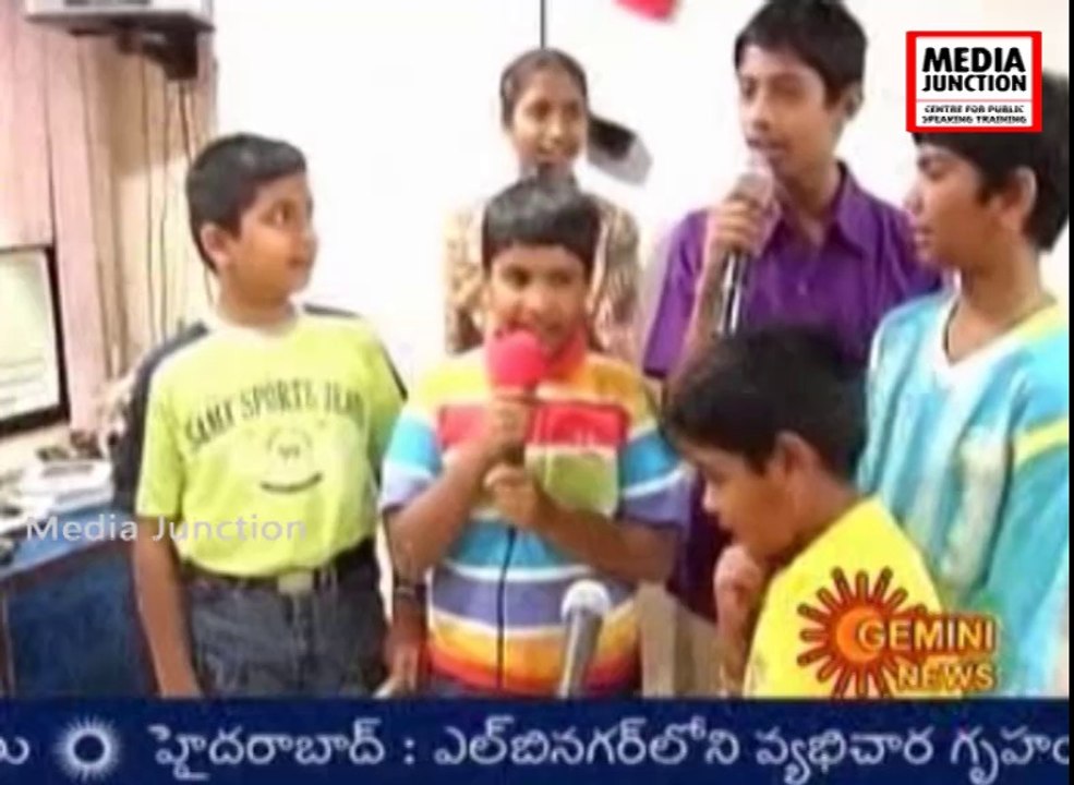 Media Junction Kids Speak up Workshop Coverage By Gemini Tv