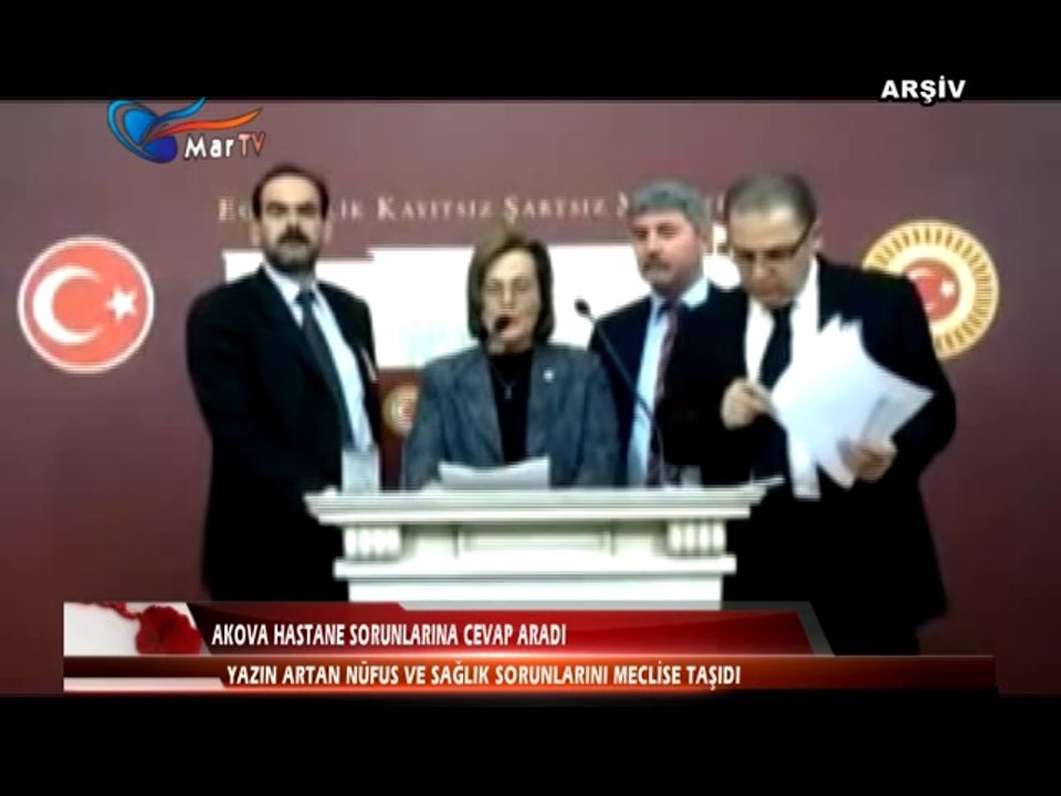 AKOVA HASTANE SORUNLARINA CEVAP ARADI