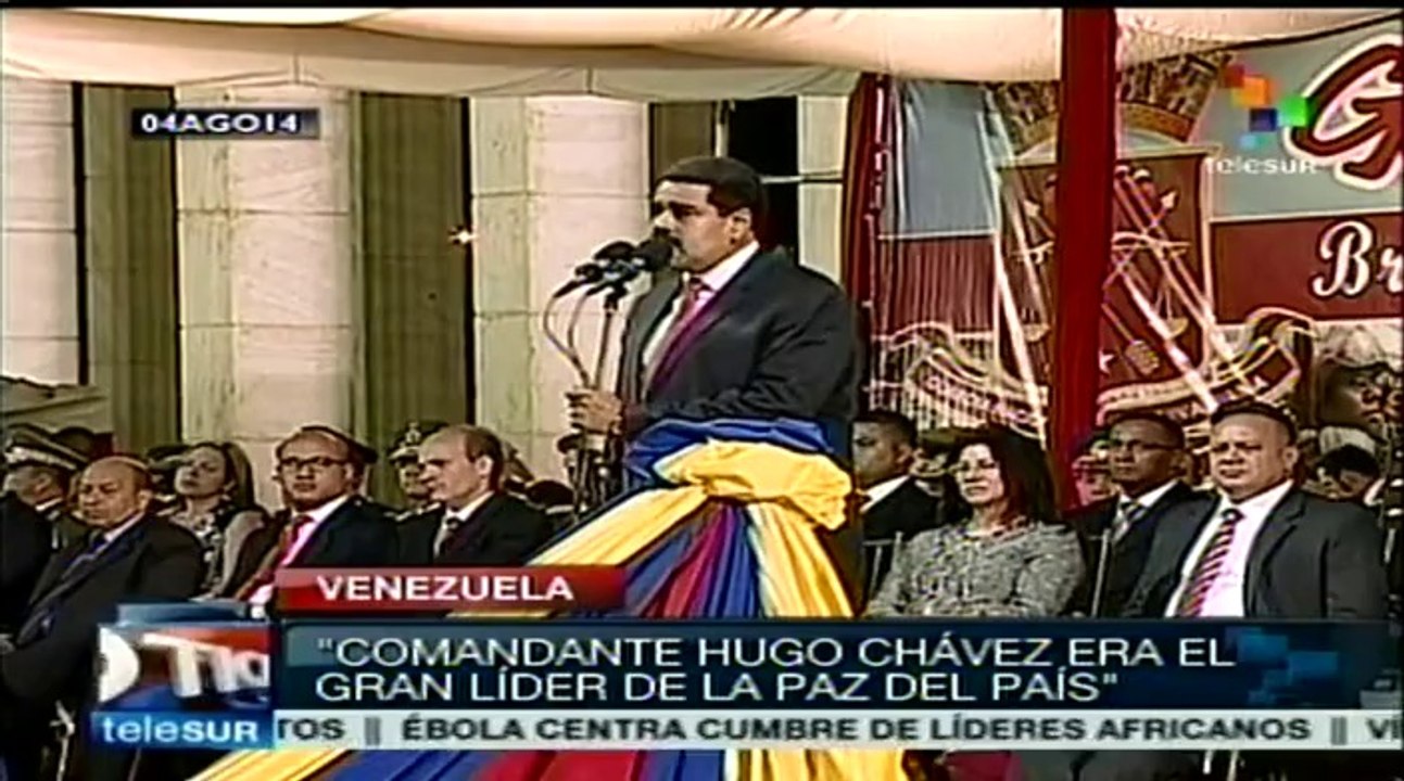 Hugo Chávez era el gran líder de la paz en Venezuela: Nicolás Maduro