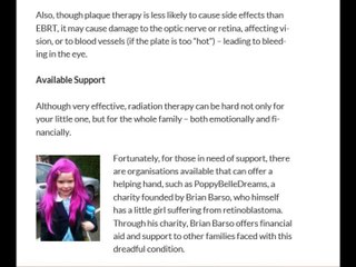 Brian Barso | Basic Facts about Brachytherapy and Retinoblastoma