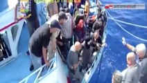 TG 04.08.14 Taranto, decimo sbarco di profughi