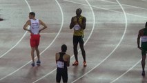 So funny Usain Bolt dancing just before a race!