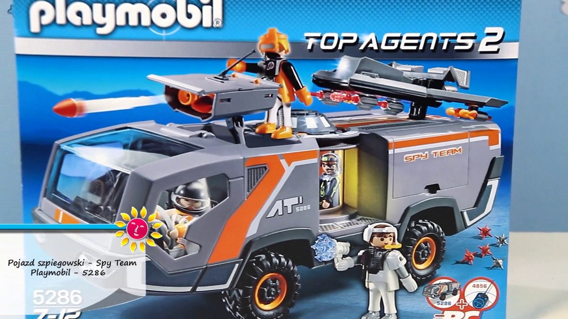 Spy Team Commander Truck / Pojazd Szpiegowski 5286 - Top Agents 2 -  Playmobil - Recenzja - video Dailymotion