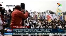 RDC: oposición rechaza proyecto de reforma constitucional