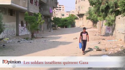 60" : Les soldats israëliens quittent Gaza