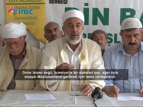 Demokratik İslam Kongresi ve din alimlerinden IŞİD'e tepki