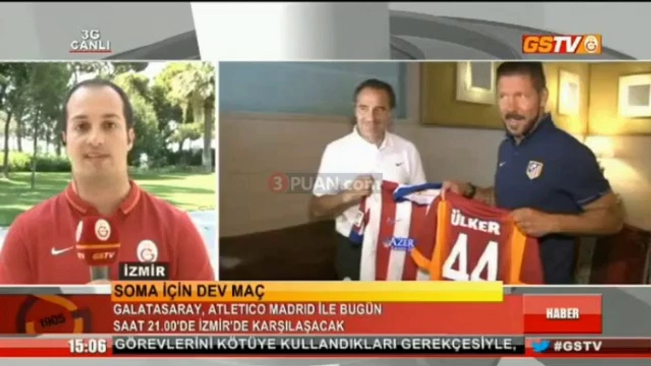 Prandelli'den Simeone'ye ziyaret