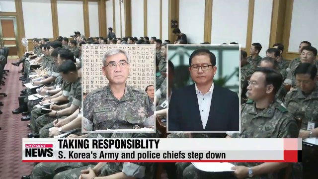 Army and police chiefs step down for agency failures