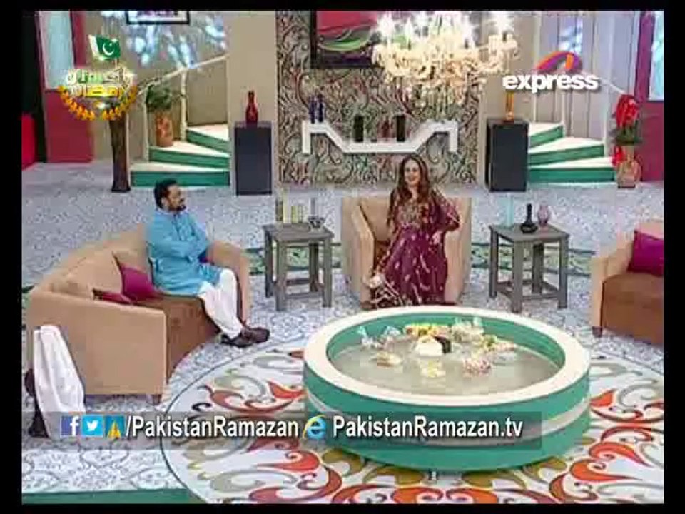 Special EID show Dr Aamir Liaquat with Bushra Ansari on #Express Part 05