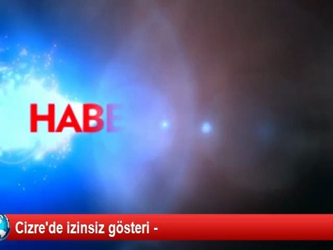 Cizre'de İzinsiz Gösteriye Polis Müdahalesi