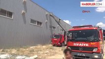 Gaziantep'te Fabrika Yangınını İtfaiye Söndürdü
