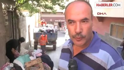 Yaşlı Adamın Evinden 3 Traktör Çöp Çıktı