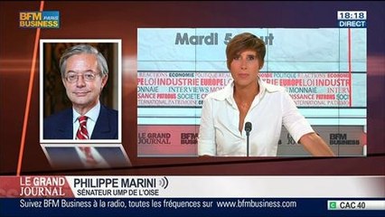Philippe Marini, sénateur UMP de l'Oise, dans Le Grand Journal - 05/08 1/7