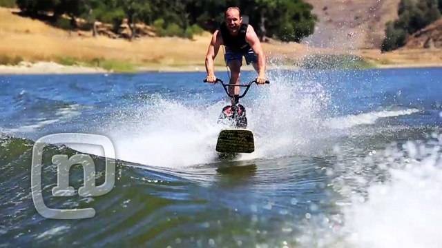Ryan Nyquist Invents New BMX Wakeboarding Sport! Wakebike: Getting Awesome #4